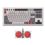 8Bitdo Retro Teclado Mecánico Bluetooth/2.4G/USB-C Hot Swappable 87 Teclas por 84,99€