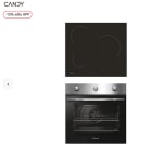 Pack Horno + Placa Candy PCI27XCH63CC/4U2 Horno Multifunción 65l por 222,70€