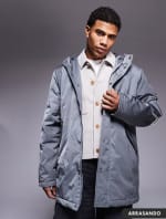 Parka con forro de borreguito ASOS DESIGN por solo 16€