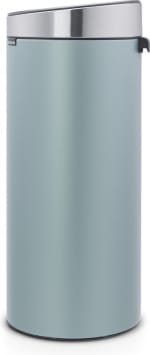 Brabantia Touch Bin Prullenbak - 30 l - Metallic Mint met Matt Steel deksel €65,99