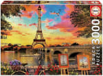 Educa - Puzzle de 3000 Piezas para Adultos | Puesta de Sol en París por 13,41€