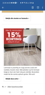 alle xl-laminaten met kortingen van -15%