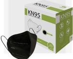Pack de 20 Cubrebocas Raganet, KN95 Color Negro, por $149 en Amazon