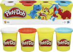 Play-Doh Pack 4 Botes plastilina colores surtidos por 2,10€