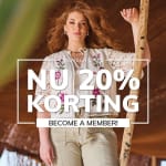 20% korting op alles bij MS Mode