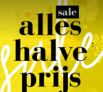 50% korting in de sale