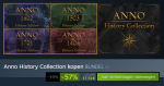 Anno History Collection bundel voor €17,51 via Steam