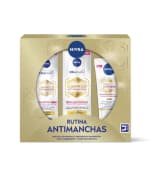 Caja regalo NIVEA Pack Rutina Luminous Antimanchas con Sérum Crema de día FP50 y crema de manos Tratamiento Avanzado Antimanchas por solo 25,22€
