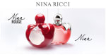 Nina Ricci: gratis staaltjes van de nieuwe geuren Nina en Nina Rouge