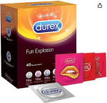 Lot de 40 Préservatifs Durex Fun Explosion à 22,46€