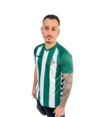 Camiseta del Betis Hummel Franjas Manga Corta Unisex, Adulto y Niño,Tallas de la 4 a la 2XL por 16,66€