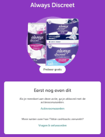 Gratis always discreet bij Tikkie! na cashback