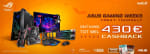 Asus gaming weeks: Tot €430 cashback