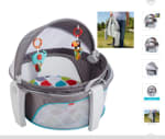 Fisher Price On The Go 2in1 Portable Baby Dome Playpen and Travel Bassinet for £59.95.