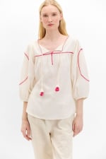 Blusa bordado a contraste Cortefiel por 7.99€