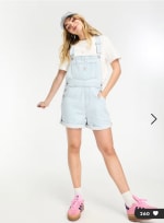 Mono corto azul lavado de Levi's por solo 24,80€ en Asos