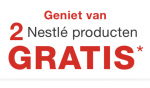 2 gratis producten van Nestlé