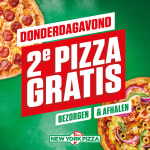 Diverse lokale Pizza-acties New York Pizza! (Gratis blikje, 2e pizza gratis)