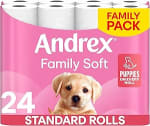 24 Rolls Andrex Family Soft Toilet Paper – Available for £7.98