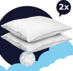 2 STUKS Hoofdkussen - 30 dagen Proefslapen - 2 stuks Hotelkwaliteit Hoofdkussens - Hoofdkussen Nekklachten - Hoofdkussens Slaapkamer - Geschikt voor rug-, zij- en buikslapers - Orthopedisch - Ergonomisch | 60x70 cm