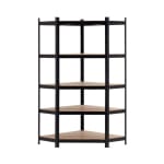 Estantería Esquinera Modular Metálica con 5 Baldas 875kg 80x40x180cm por solo