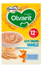 Bij aankoop van 2 pakken Nutrilon voor €25 Gratis pak Olvarit 8 granen