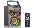 Altavoz Bluetooth 5.0 15W Micro SD AUX Radio FM Leds por solo 18,49€