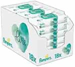 Pampers Aqua Pure babydoekjes (18 x 48 Stuks ) voor €10,27 en thuis €13,57