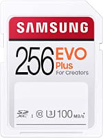 Tarjeta SD SAMSUNG EVO Plus SDXC, 256 GB por $549.34 en Amazon