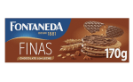 Caja de galletas FONTANEDA DIGESTIVE FINAS de chocolate con leche (170 gramos) por solo