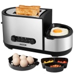 Aicok Automatic Toaster and Egg Boiler, 5-in-1 Toaster voor €34,99 dmv code