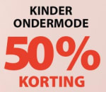 50% korting op alle kinder ondermode bij terStal