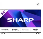 Sharp 65FN6EA - TV Android 65" Frameless (sin Marco, 4K Ultra HD, 4X HDMI 2.1, 3X USB, Bluetooth) por 549.99€