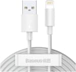 Kit com 2 cabos lightning da Baseus - R$ 49,90