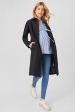 Zwangerschapsjas donkerblauw voor €19,99