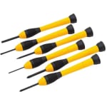 STANLEY 0-66-052 Juego de destornilladores de precision 6 unidades por solo 3,82€