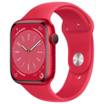 Montre connectée Apple Watch Series 8 GPS + Cellular - Aluminum (PRODUCT)RED Rouge - Sport Band - 41 mm à 287,40€