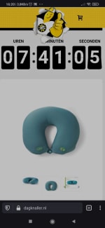 Nedis Massagekussen Groen MANE110GN