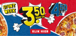 Domino's stuntweek met alle regular pizza's voor €3,50 (Belgie)