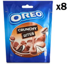 8 Paquetes de Galletas de cacao rellenas de crema sabor vainilla Oreo 110 g. por 10.5€