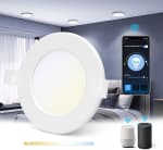 Aigostar Downlight LED Empotrable Inteligente Wifi, 6W, 12w y 18w por 6€