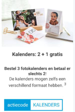 Bestel nu 3 fotokalenders en krijg er 1 van gratis