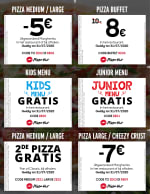 Print 6 Pizzahut kortingsbonnen