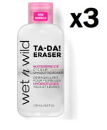 3 Botes de Wet n Wild TA-DA! Desmaquillante de Ojos y Labios Waterproof, Sin Silicona, 130ml por 10.96€