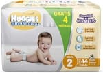 44 piezas Huggies Ultraconfort Pañal Desechable para Bebé, Etapa 2 por $130