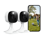 2 Camaras Vigilancia AOQEE WiFi Exterior/Interior a tan solo 25,99€