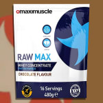 Maximuscle Raw Max Whey Concentrate Chocolate Protein Powder 480G for £5.99 at DiscountDragon