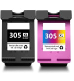 Cartuchos de tinta para hp Compatible 305 XL 305XL Negro y Color por solo 22,43€
