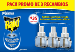 Recambios líquidos Raid eléctrico 3 unidades 135 noches por 7,08€