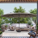 Dubbele parasol incl. hoes 450 x 270 x 240 cm voor €79,95 in de Action webshop